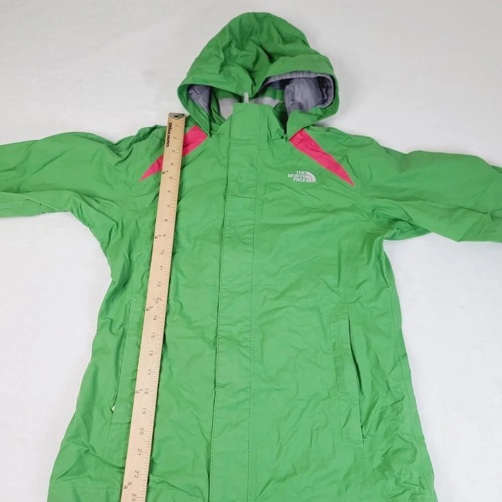 The North Face Girl's Green Hyvent Hooded Outdoor Winter‎ Ski Jacket Size L